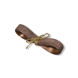 Krullint - Taupe Brown Glitter
