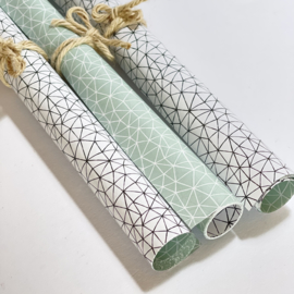 Inpakpapier- Graphic Print & Green