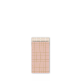 Kadozakje -Roze Gold & Nude White Lines - 7x 13 cm