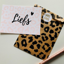 Sticker  'Veel liefs'