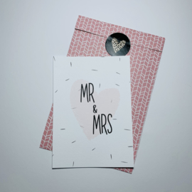 Kaart - Mr & Mrs