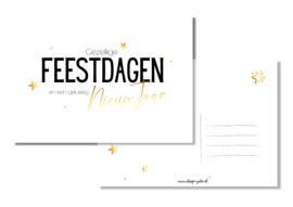 Kerst Kaart - Gezellige Feestdagen en een gelukkig Nieuw Jaar