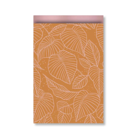 Kadozakje - Rust & Pink Leaves - 17x25cm