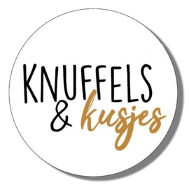 Sticker 'Knuffels & Kusjes'