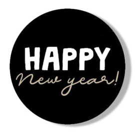 Kerst Sticker - Happy New Year!
