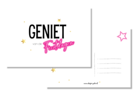 Kerst Kaart - Geniet van de Feestdagen
