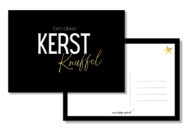 Kerst Kaart -Kerst Knuffel