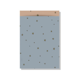Kadozakje - Ice Blue & Stars - 17x25cm