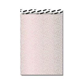 Kadozakje - Pink & White Cubes - 17x25 cm