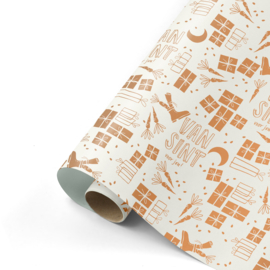 Inpakpapier - Sint Koper & Mint - 50 cm