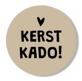 Kerst Sticker - Kerst Kado!