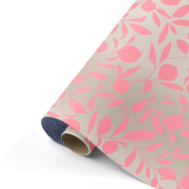 Inpakpapier - Neon Coral & Champagne- 50 cm