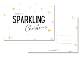 Kerst Kaart - Have a Sparkling Christmas
