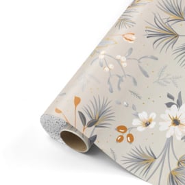 Inpakpapier - Twinkling stars & Champagne Print - 50 cm