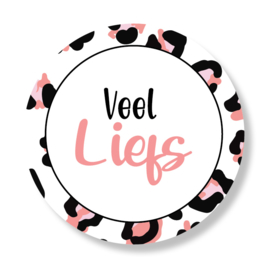 Sticker - Veel Liefs | Peach