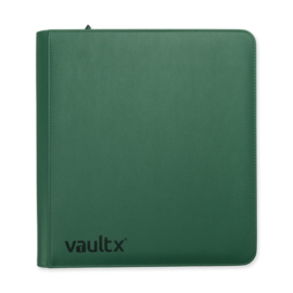 Vault X - 12 Pocket Exo-Tec Zip Binder - Metallic Groen