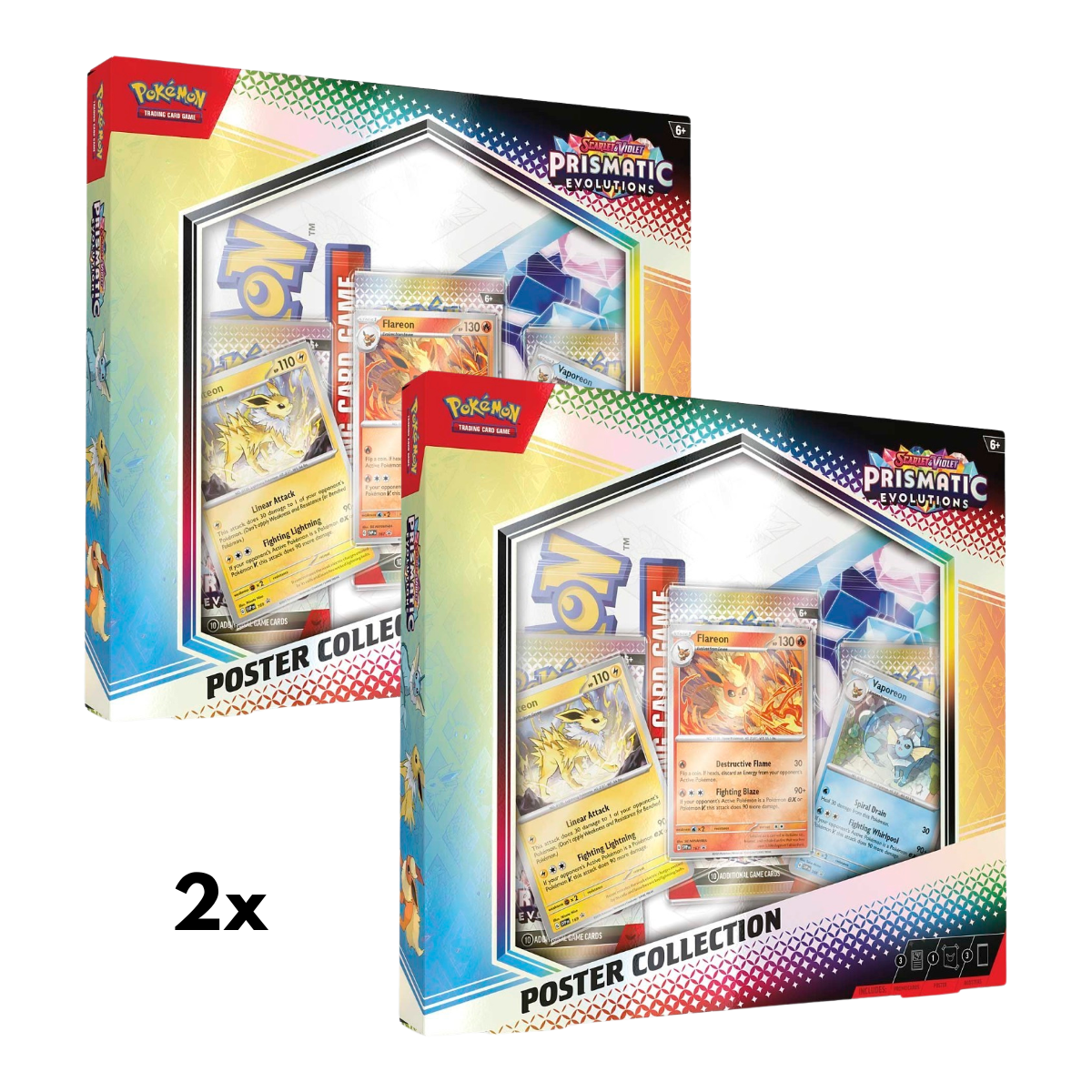 ACTIE: 2 stuks - Prismatic Evolutions - Poster Collection