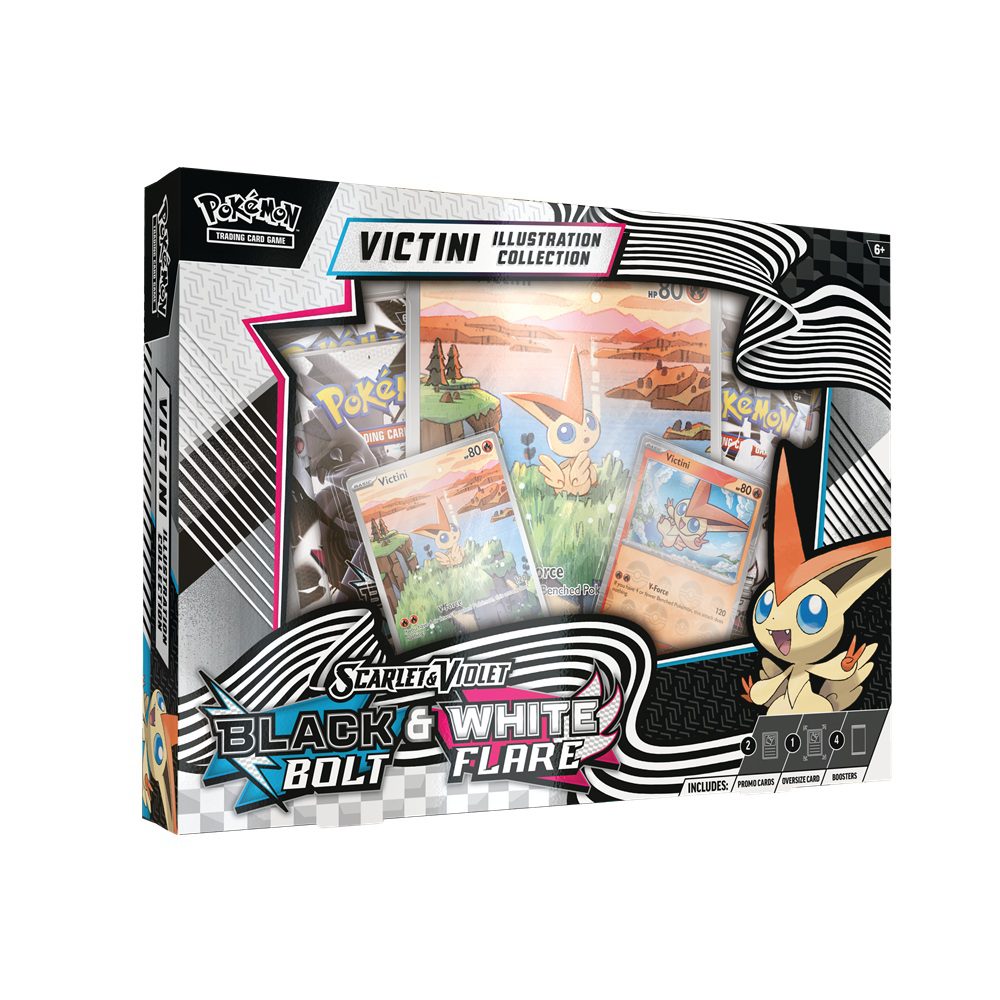 Black Bolt & White Flare Victini Illustration Collection| PRE ORDER