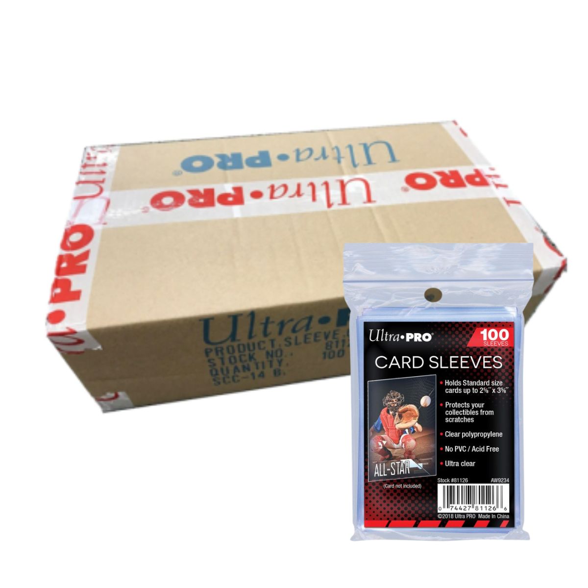 Ultra Pro Soft Sleeves - Case (100 pakjes)