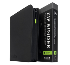 Vault X - 9 Pocket Toploader Zip Binder - Zwart