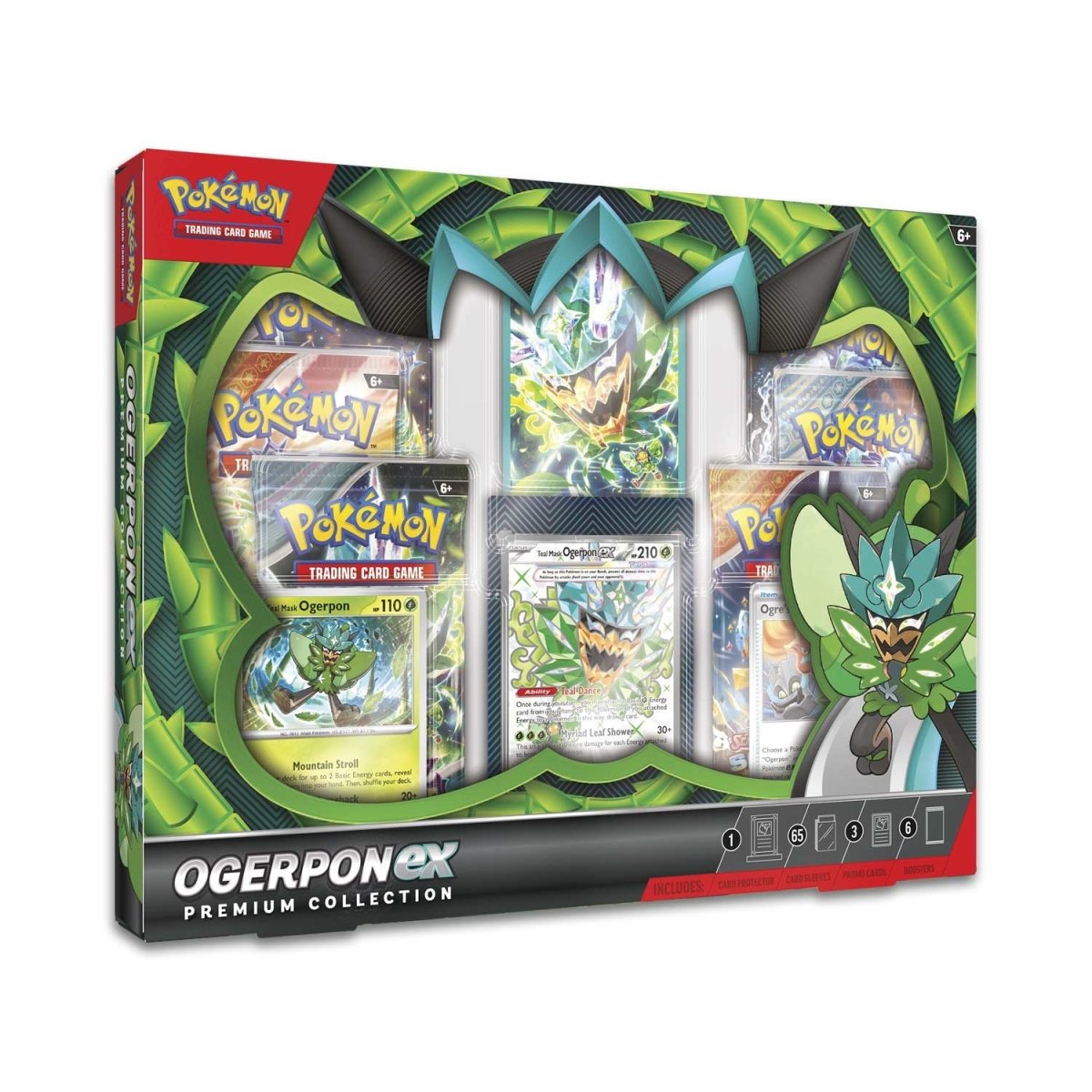 PROMOKAART GEBOGEN - Ogerpon ex Premium Collection