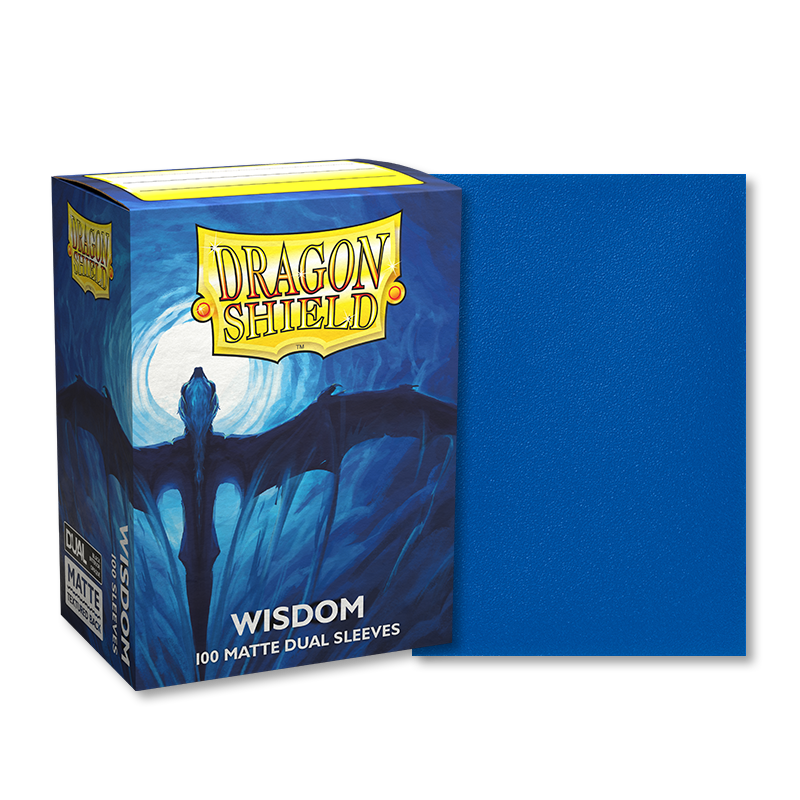 Dragon Shield - Standard Dual Sleeves Matte - Wisdom (100 sleeves)