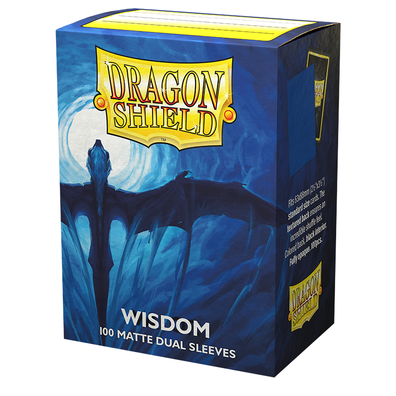 Dragon Shield - Standard Dual Sleeves Matte - Wisdom (100 sleeves)