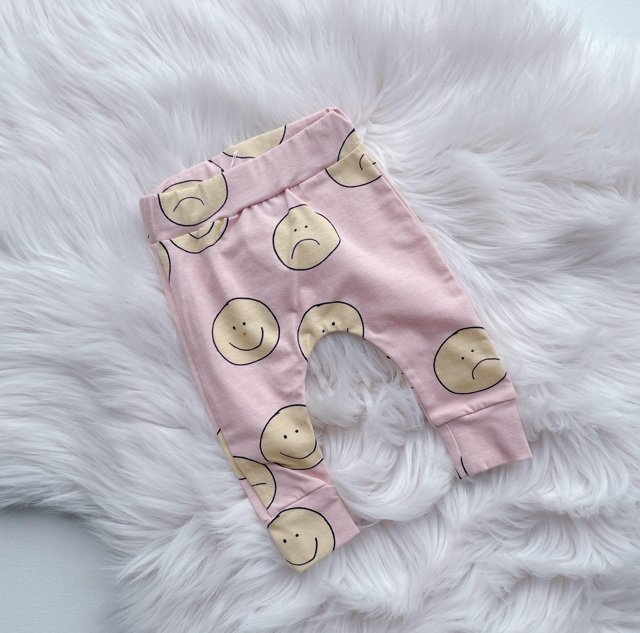Harembroekje smiley roze