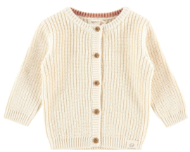 Cardigan mocha snow - enkel nog maat 56 & 68