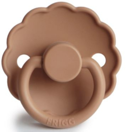 FRIGG fopspeen "DAISY" Peach Bronze