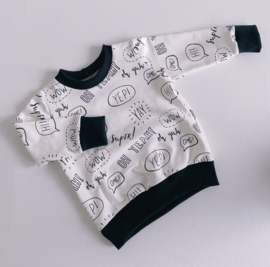 Sweater Quotes Maat 74