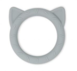 Mushie Teether Cat (stone)