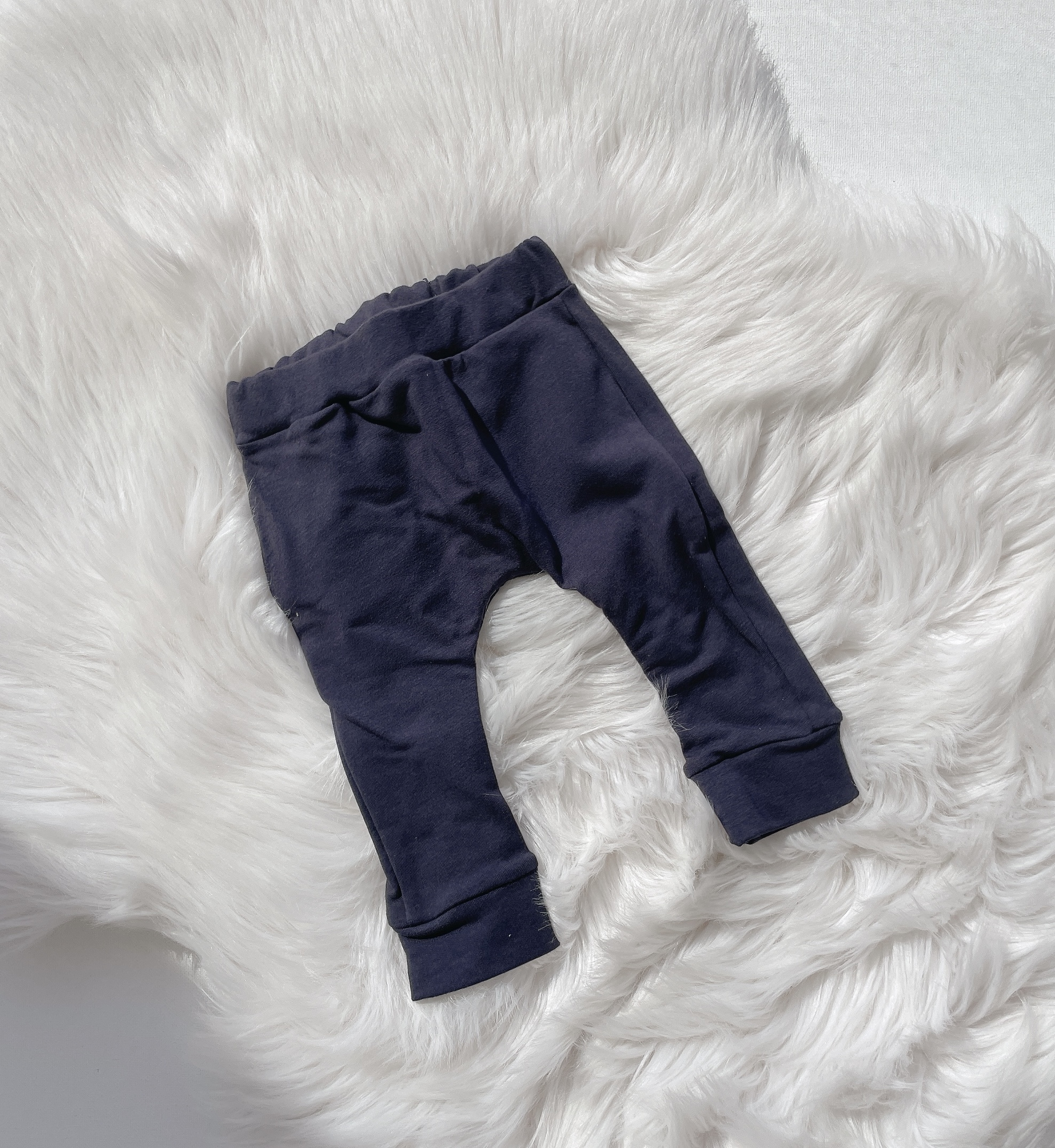 Harembroekje effen donkerblauw