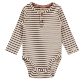 Romper stripes earth