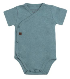 Romper Baby's Only korte mouwen STONEGREEN - enkel nog maat 62