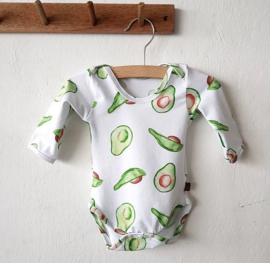 Romper Baby Botanic Avocado lange mouwen