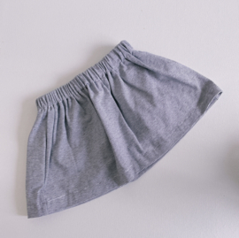 Rokje Stripes Navy Maat 86 (valt kort !)