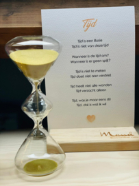 'Tijd' gedicht - A5