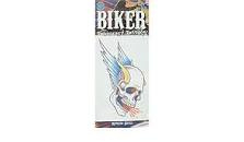 Tattoo biker winged skull