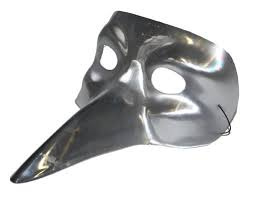 Venetian masker zilver