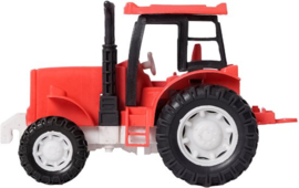 Bioplastic traktor rood klein