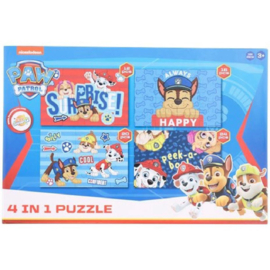 Paw Patrol 4 in 1 puzzel