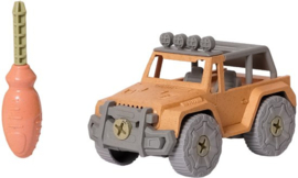 Bioplastic demonteerbare off road wagen oranje