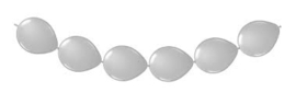 Ballonslinger zilver 10st