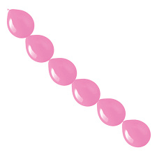 Slingerballon licht roze