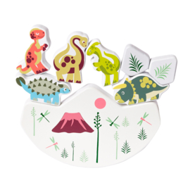 Houten balans puzzel dinosaurus