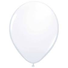 Ballon wit 10 st