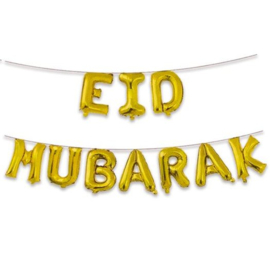 Folieballon letters eid mubarak
