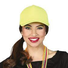 Neon cap geel