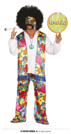 Hippie rainbow  man Maat L